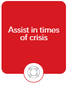 Assist in times of crisis